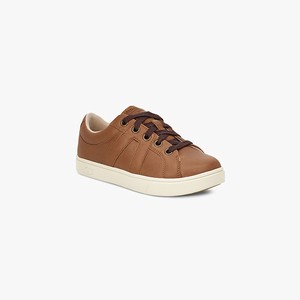 Ugg Marcus Leather Kids Sneakers Brown (8790PMWKV)